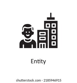 Entity vector solid Icon Design illustration. Miscellaneous Symbol on White background EPS 10 File