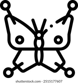 entomological icon. Thin Linear Style Design Isolated On White Background