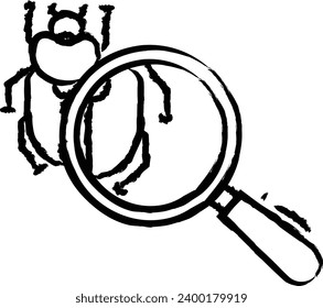 Entomology-Insect hand drawn vector illustration