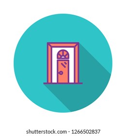 Entrance Door Flat Icon