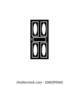 Entrance door icon. Element of door elements illustration. Premium quality graphic design icon. Signs and symbols collection icon for websites, web design, mobile app on white background