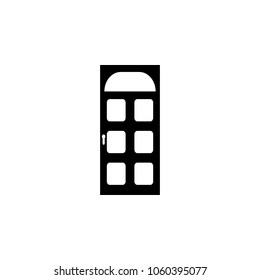 Entrance door icon. Element of door elements illustration. Premium quality graphic design icon. Signs and symbols collection icon for websites, web design, mobile app on white background