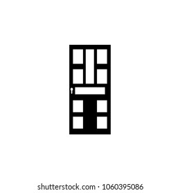 Entrance door icon. Element of door elements illustration. Premium quality graphic design icon. Signs and symbols collection icon for websites, web design, mobile app on white background