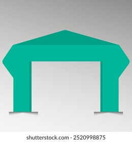 entrance event gate design vector