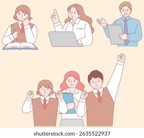 entrance examination counseling, entrance examination, examination, education, anxiety, school uniform, student, youth, counselor, instructor
