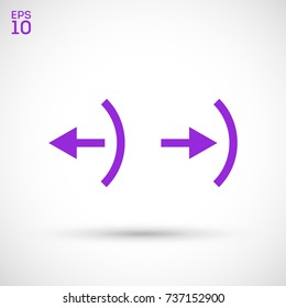 Entrance and exit
isolated minimal icon for websites and mobile