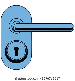 Entrance handle icon isolated vector illustration on white background