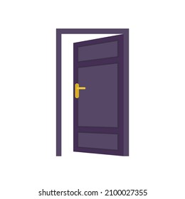 Entrance icon. Flat illustration of entrance vector icon isolated on white background