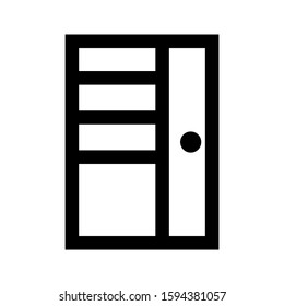 entrance icon isolated sign symbol vector illustration - high quality black style vector icons
