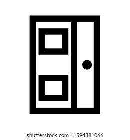 entrance icon isolated sign symbol vector illustration - high quality black style vector icons
