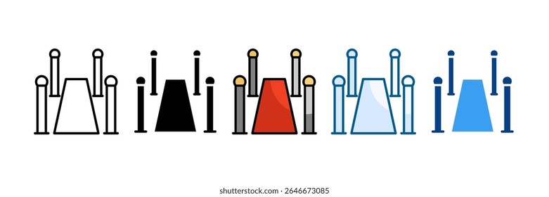 Entrance Icon Set Multiple Style Collection