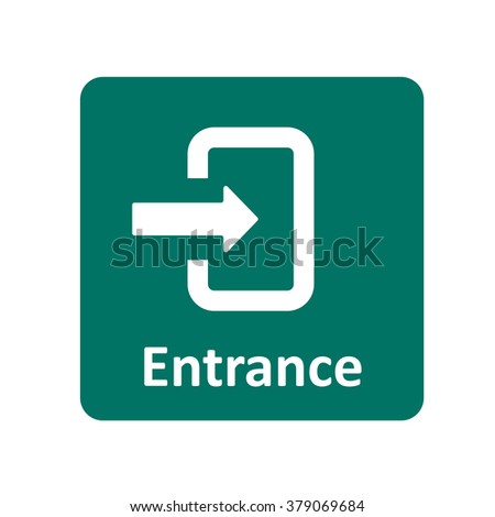 Entrance icon for web and mobile