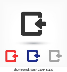 ENTRANCE  iconvector icon 