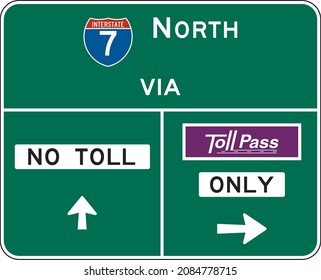 ENTRANCE TO A NON-TOLL HIGHWAY VIA AN ETC ACCOUNT-ONLY TOLL ENTRANCE RAMP