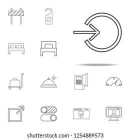 entrance sign icon. web icons universal set for web and mobile