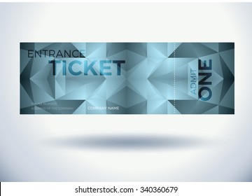 entrance ticket template