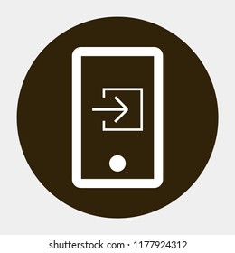 entrance vector icon 10 eps