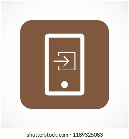 entrance vector icon 10 eps
