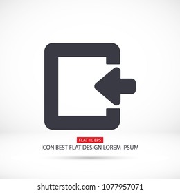 ENTRANCE  vector icon 