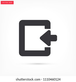 ENTRANCE  vector icon 