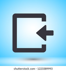 ENTRANCE  vector icon 