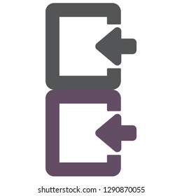 ENTRANCE  vector icon 