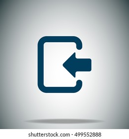 Entrance vector icon