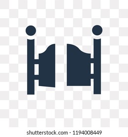 Entrance vector icon isolated on transparent background, Entrance transparency concept can be used web and mobile