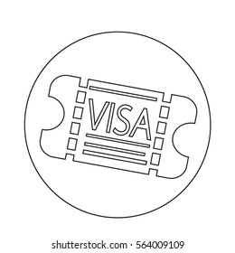 Entrance Visa icon