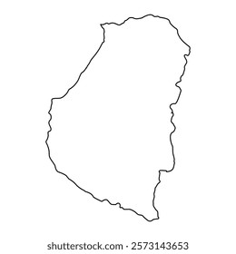 Entre Rios Province map, administrative division of Argentina. Vector illustration.