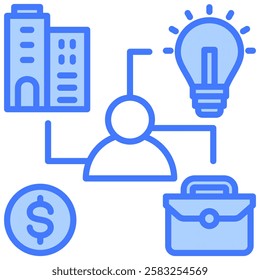 Entrepreneur Icon Element For Design