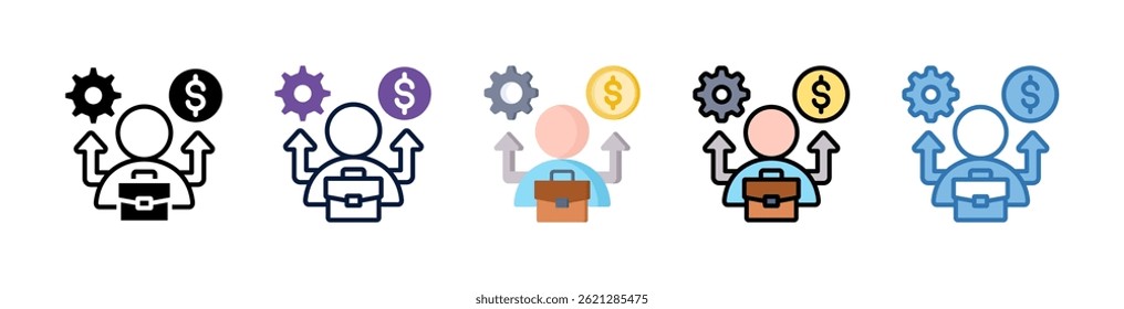 Entrepreneur Icon Element For Design