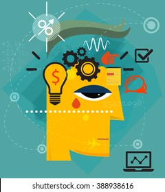 Entrepreneur - Inside Investor's Mind - Illustration