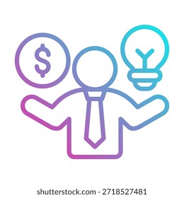 Elemento Ícone Para Desenho Do Empreendedor