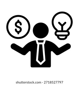 Elemento Ícone Para Desenho Do Empreendedor