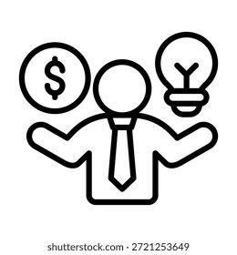 Elemento Ícone Para Desenho Do Empreendedor