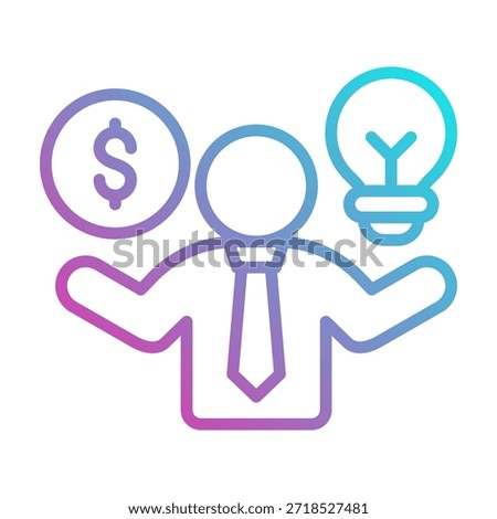 Entrepreneurs Icon Element For Design