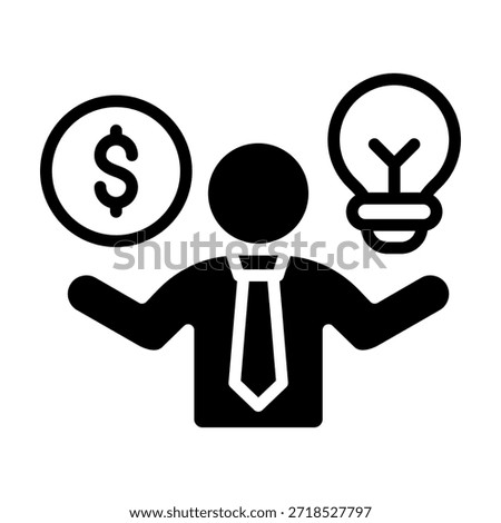 Entrepreneurs Icon Element For Design