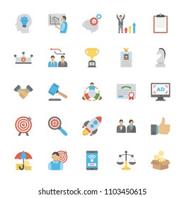 Entrepreneurship Icons Set 