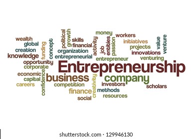 Entrepreneurship Word Cloud