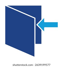 Entry Dual Tone Icon Element For Design
