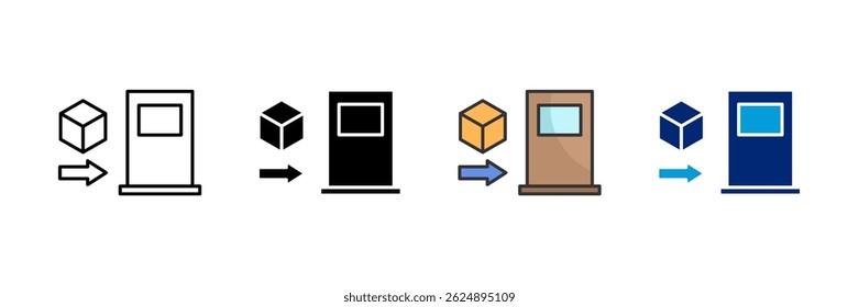 Entry Icon Set Multiple Style Collection
