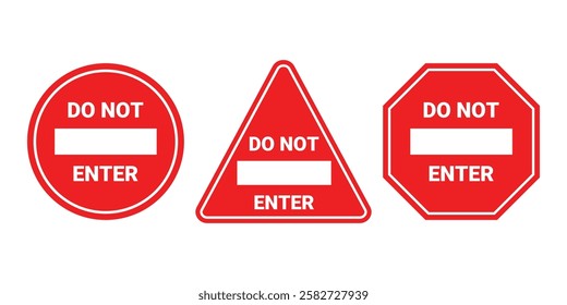  Entry is prohibited from collecting signs