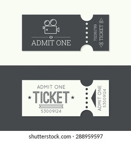 Entry ticket to old vintage style. Admit one