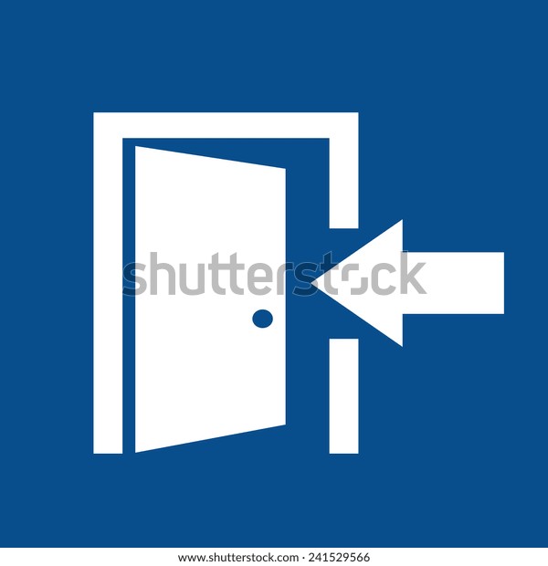 Entry Vector Sign Stock Vector (Royalty Free) 241529566 | Shutterstock