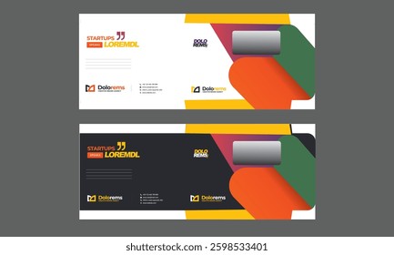 Envelop Deep. flyer template, greeting card, poster, banner or social media.