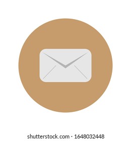 envelop icon simple illustration vector clip art