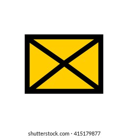 Envelop line icon. Pixel perfect fully editable vector icon suitable for websites, info graphics and print media.