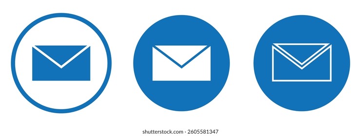 envelop mail icon.  newsletter web buttons. close email letter outline vector symbol. flat thin e-mail pictogram .send mail message line sign. Communication, Messaging, Social . close envelop email.