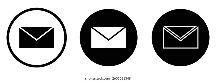 envelop mail icon.  newsletter web buttons. close email letter outline vector symbol. flat thin e-mail pictogram .send mail message line sign. Communication, Messaging, Social . close envelop email.